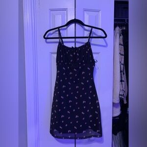 forever 21 black floral dress